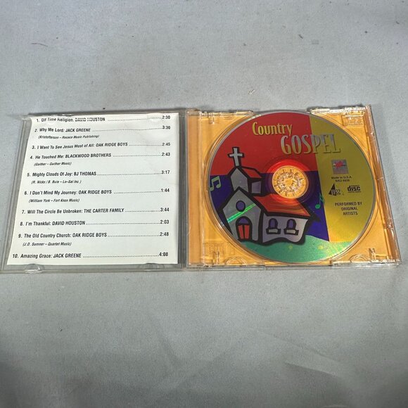 Country Gospel Hot Hits Performed By Original Artists CD Various Songs USA Made - Picture 3 of 3